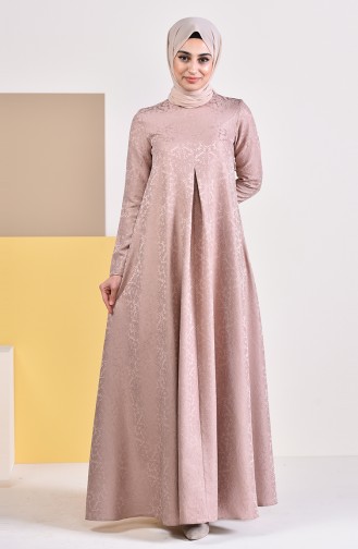 Mink Hijab Dress 3068A-01