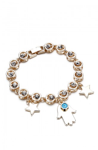 Bracelet La Main de Fatma Jaune Or UBL9491 9491