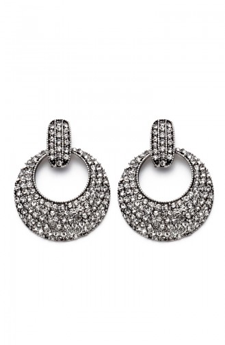 Silver Gray Earrings 9496