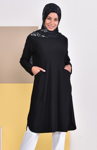 Pocketed Tunic 50307-01 Black 50307-01