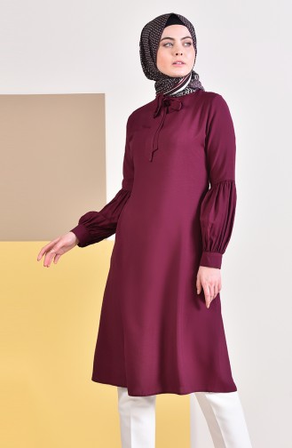 Tie Collar Tunic 5018-03 Cherry 5018-03