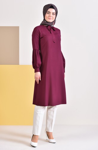 Tie Collar Tunic 5018-03 Cherry 5018-03