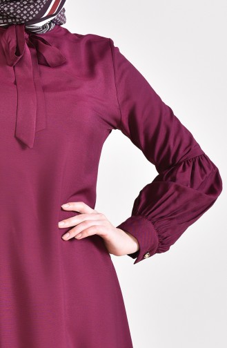 Tie Collar Tunic 5018-03 Cherry 5018-03