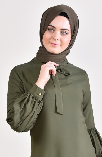 Tie Collar Tunic 5018-06 Green 5018-06