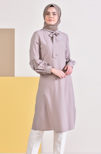 Kravat Yaka Tunik 5018-08 Vizon