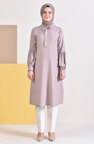 Kravat Yaka Tunik 5018-08 Vizon