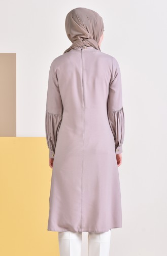 Kravat Yaka Tunik 5018-08 Vizon