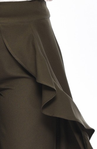 بورون بنطال بتصميم قصة تنورة مُزين بالكشكش 31229-01 لون أسود 31229-03