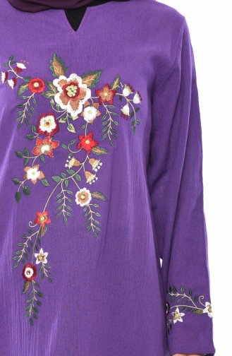 Purple Hijab Dress 0300-03