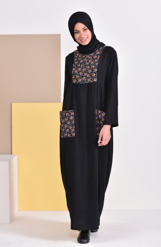 Black İslamitische Jurk 0400-03