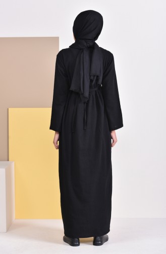 Black İslamitische Jurk 0400-03