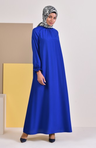 Pleated Viscose Dress 1012-03 Saks 1012-03