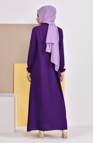 Robe Hijab Pourpre 1012-04