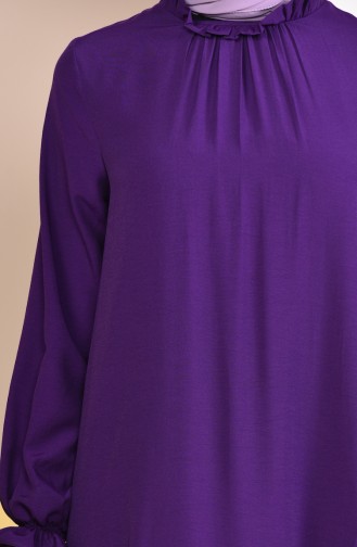 Purple Hijab Dress 1012-04