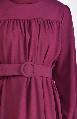 Robe a Ceinture 5020-04 Cerise 5020-04