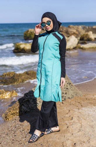 Mint green Swimsuit Hijab 0532-08