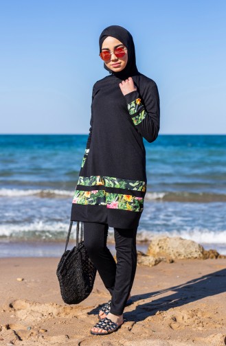 Black Swimsuit Hijab 1992-01