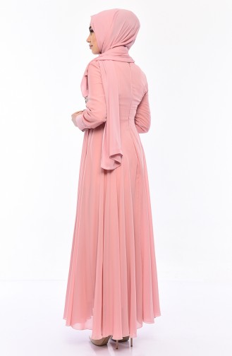 Puder Hijab-Abendkleider 8750-02