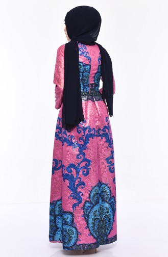 Jacquard Dress 7569-02 dry Rose 7569-02