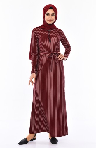 Robe Hijab Bordeaux 4162-05