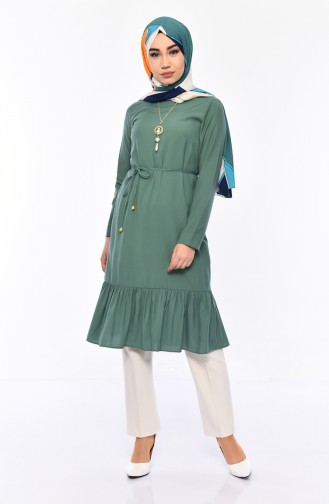 Necklace Tunic 1014-05 Almond Green 1014-05