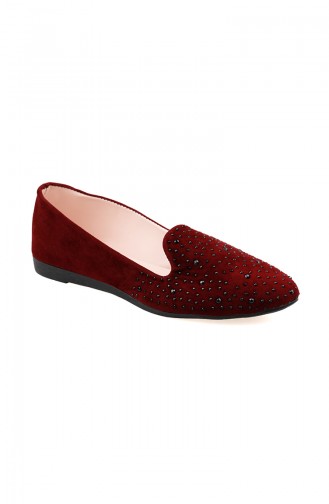 Claret red Woman Flat Shoe 0120-02