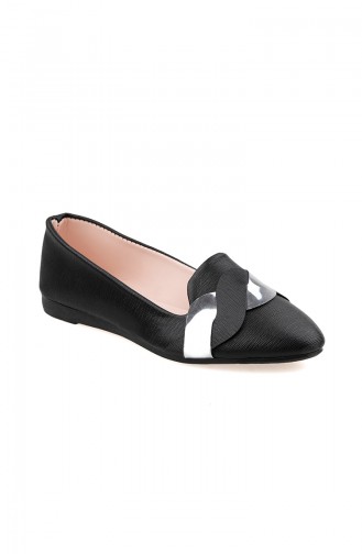 Black Woman Flat Shoe 0119-04