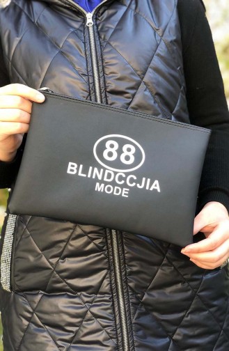 Black Portfolio Hand Bag 12-09