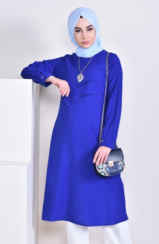 Kolyeli Tunik 3041-12 Saks