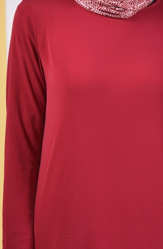 فستان ساندي 1998-11 لون خمري 1998-11