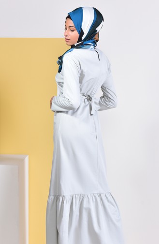 iLMEK Belted Dress 5253-01 Stone 5253-01