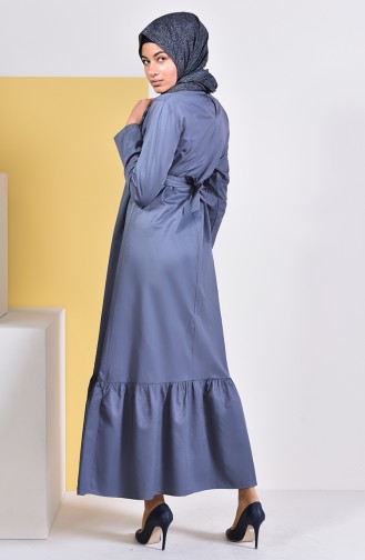 iLMEK Belted Dress 5253-02 Anthracite 5253-02