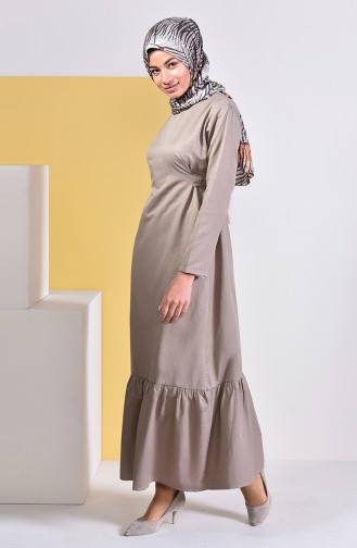 iLMEK Belted Dress 5253-05 Mink 5253-05