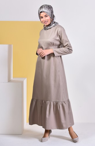 iLMEK Belted Dress 5253-05 Mink 5253-05