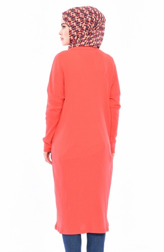 Yarasa Kol Uzun Tunik 5500-12 Nar Çiçeği 5500-12
