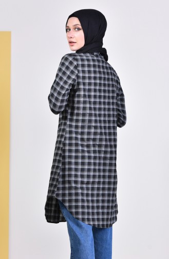 Checkered Tunic 2477-06 Gray 2477-06