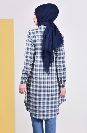 Plaid Tunic 6360-02 Emerald Green 6360-02