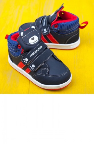 Navy Blue Children`s Shoes 19BYASN0001104