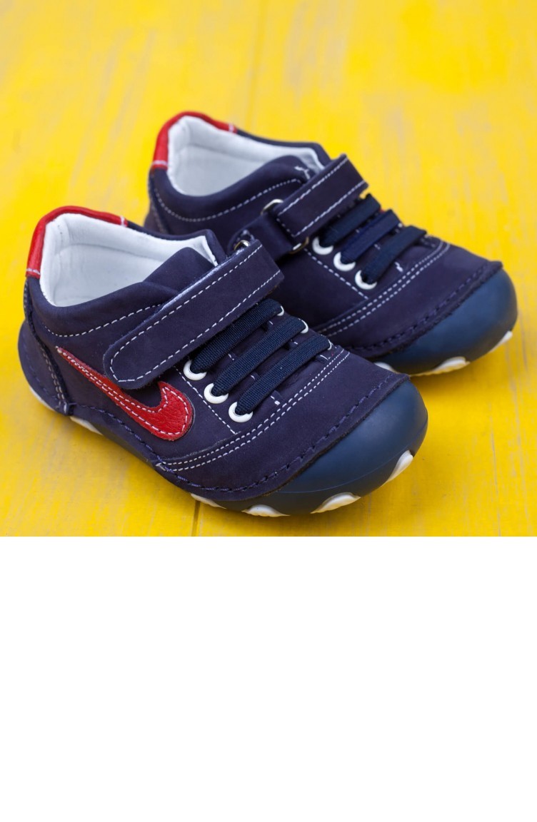 navy blue kids shoes