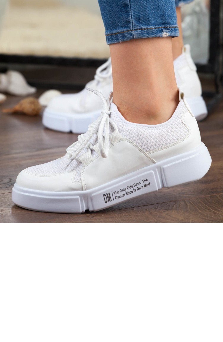 White Casual Shoes 192ydvm0004002 Sefamerve