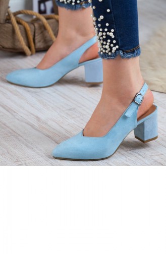 Baby Blue High-Heel Shoes 182YAKT00182273
