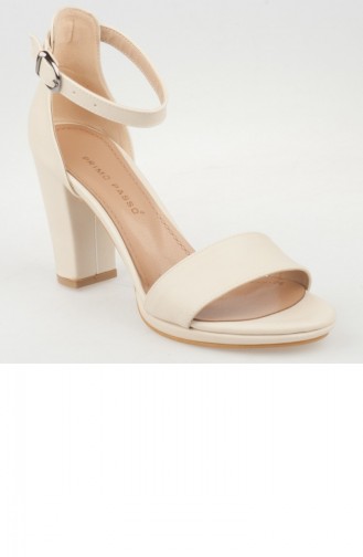 Beige Summer Sandals 172YAKT00007006