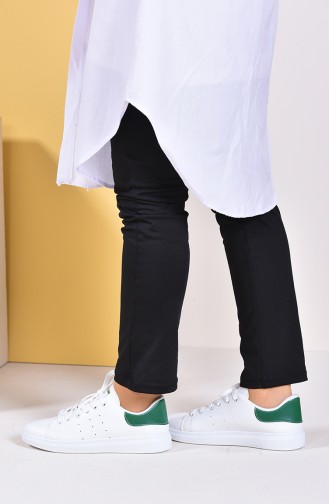 Women´s Sports Shoes 2019-02 White Green 2019-02