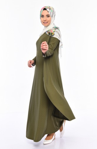 Elbise Yelek İkili Takım 3006-07 Haki Yeşil