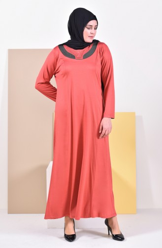 Large Size Garment Dress 4841-08 light Tile 4841-08