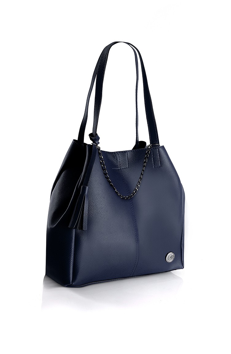 navy shoulder bag womens