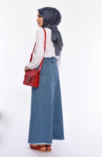 pockets Jeans Skirt 2810-01 Jeans Blue 2810-01