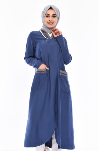 SUKRAN Snap Cape 35902-03 Indigo 35902-03