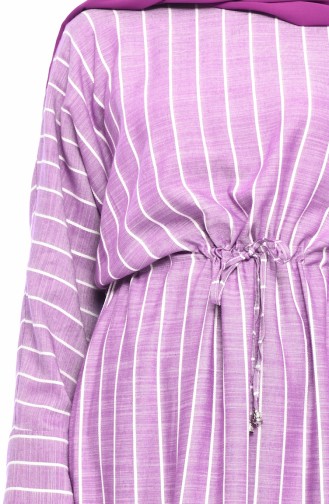 Striped Dress 0308-05 Lilac 0308-05