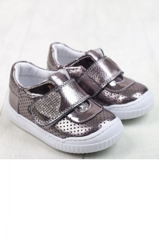 Kız Bebek Ayakkabı A19İyözp00111844 Platin Deri